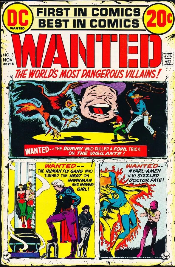 Wanted, The World’s Most Dangerous Villains - DC (3 - Nov 1972) comic book collectible - Main Image 1