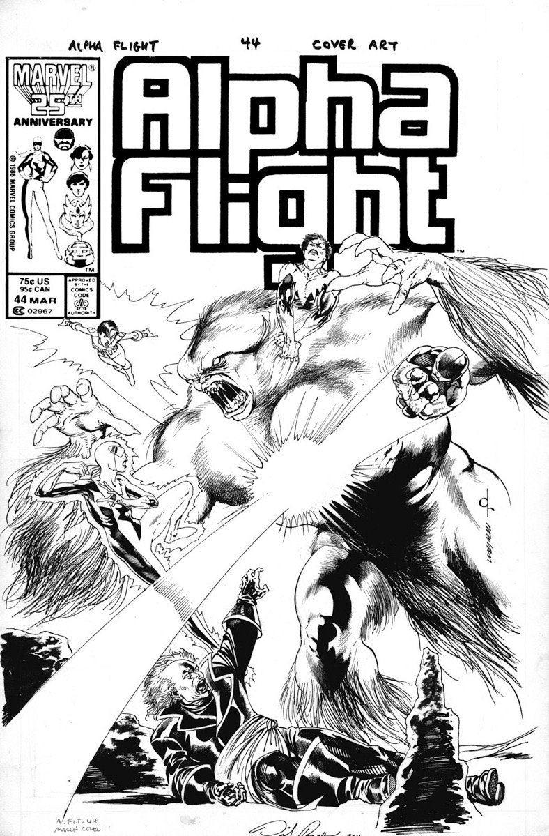 Alpha Flight - Marvel (44 - Mar 1987) comic book collectible [Barcode 071486029670] - Main Image 3