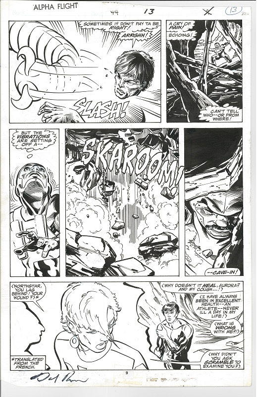 Alpha Flight - Marvel (44 - Mar 1987) comic book collectible [Barcode 071486029670] - Main Image 4