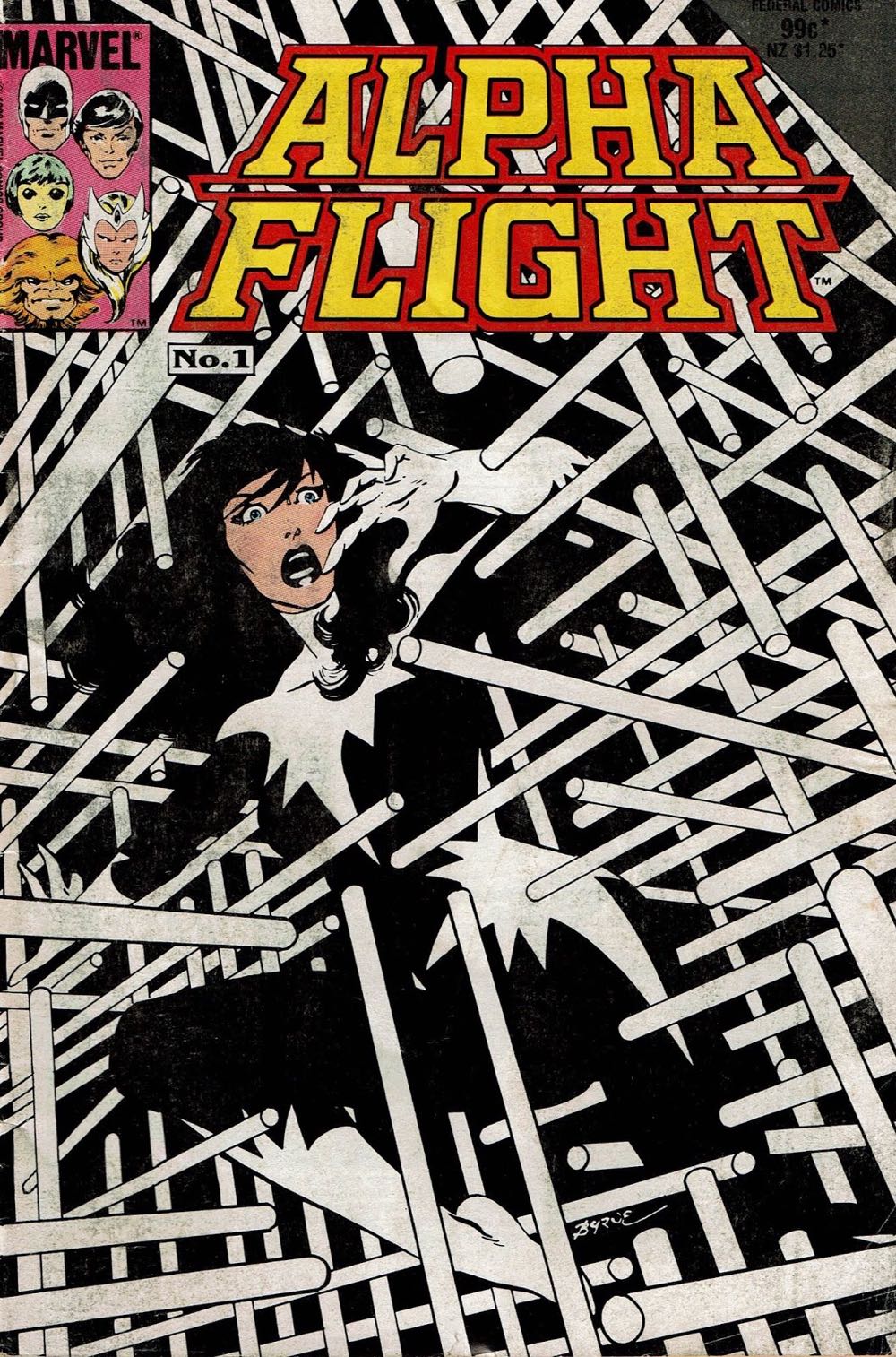 Alpha Flight - Marvel Comics (81 - Feb 1990) comic book collectible [Barcode 071486029670] - Main Image 3