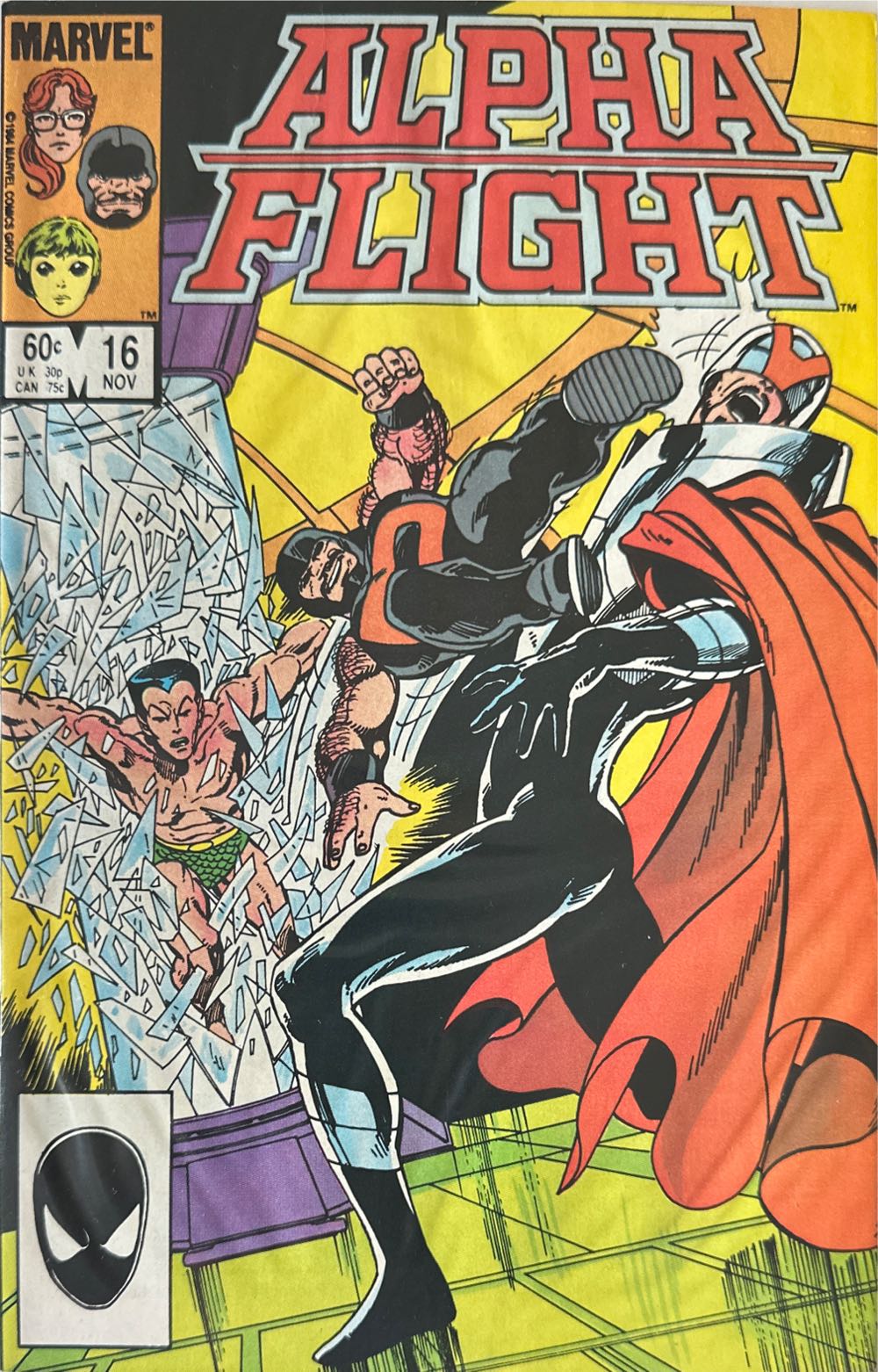 Alpha Flight - Marvel (16 - Nov 1984) comic book collectible [Barcode 071486029670] - Main Image 2