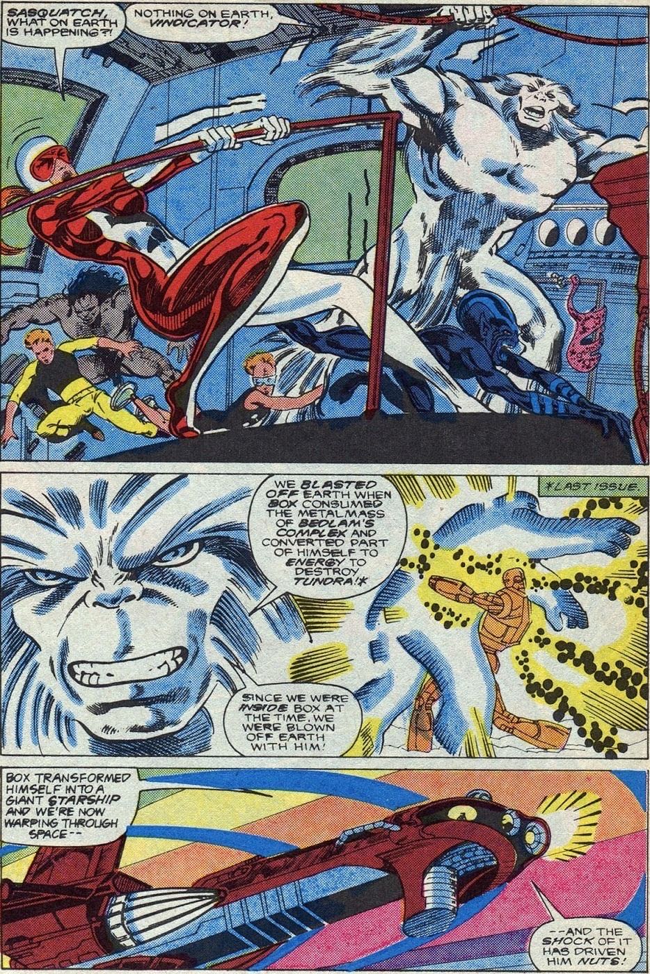 Alpha Flight - Marvel comics (56 - Mar 1988) comic book collectible [Barcode 009281012009] - Main Image 3