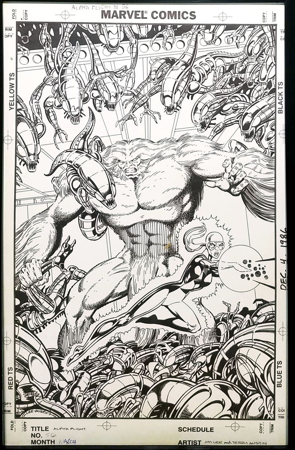 Alpha Flight - Marvel comics (56 - Mar 1988) comic book collectible [Barcode 009281012009] - Main Image 4