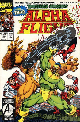 Alpha Flight - Marvel (118 - Mar 1993) comic book collectible [Barcode 009281012009] - Main Image 1