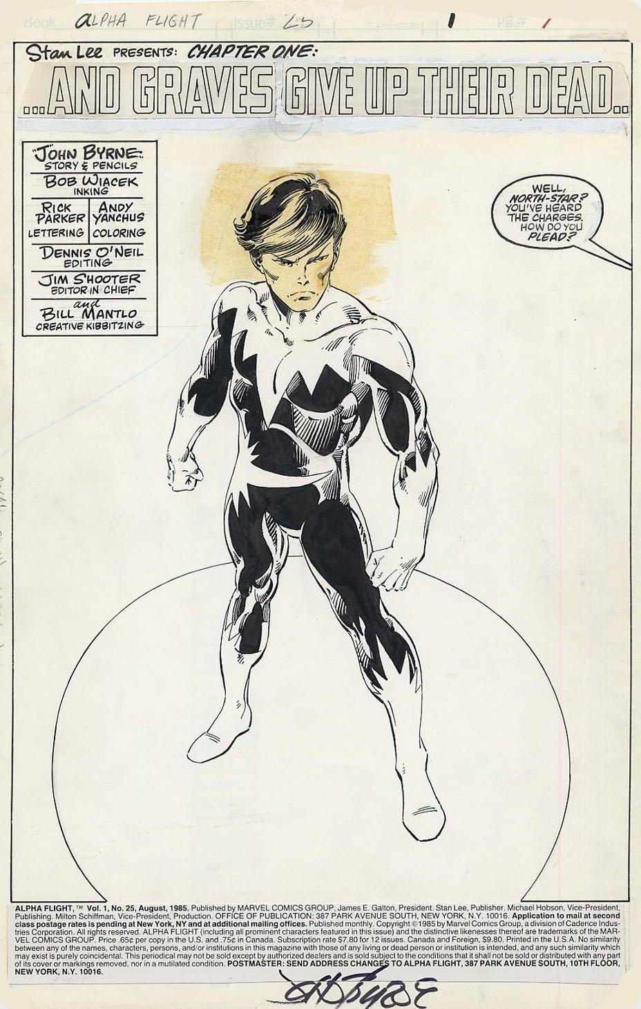 Alpha Flight - Marvel Comics (25 - Jul 1985) comic book collectible [Barcode 009281012009] - Main Image 3