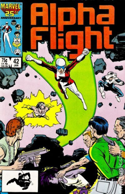 Alpha Flight - Marvel Comics (42 - 01/1986) comic book collectible [Barcode 009281012009] - Main Image 1
