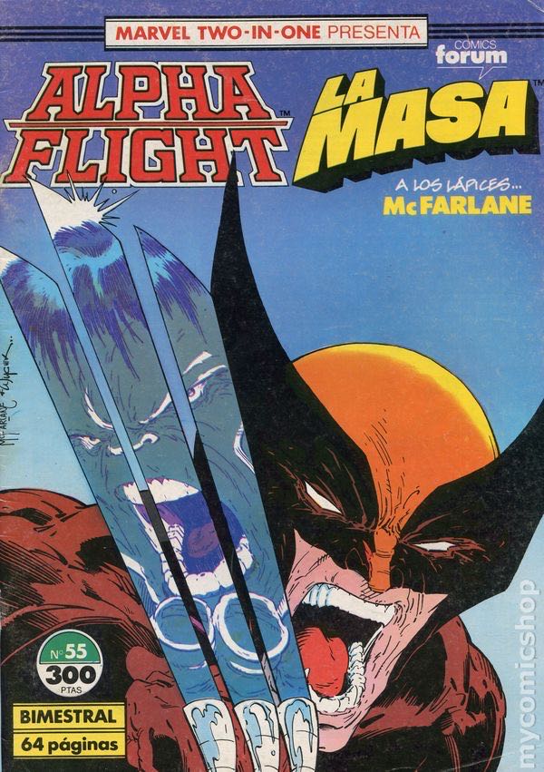 Alpha Flight - Marvel Comics (55 - Feb 1988) comic book collectible - Main Image 2