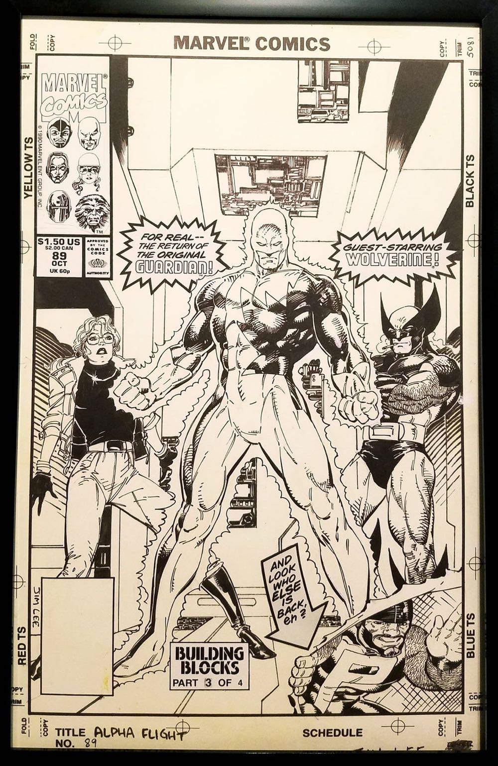 Alpha Flight - Marvel Comcs (89 - Oct 1990) comic book collectible [Barcode 071486029670] - Main Image 2