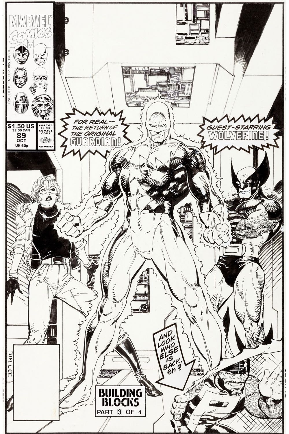 Alpha Flight - Marvel Comcs (89 - Oct 1990) comic book collectible [Barcode 071486029670] - Main Image 3