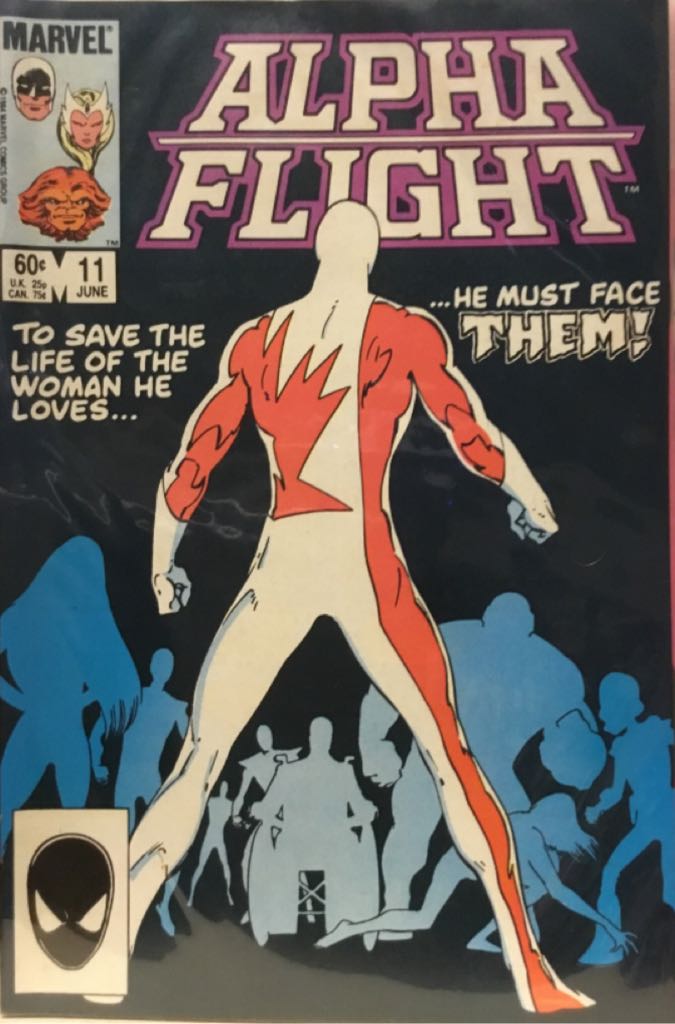 Alpha Flight Vol. 1 - Marvel Comics (11 - Jun 1984) comic book collectible [Barcode 071486029670] - Main Image 2