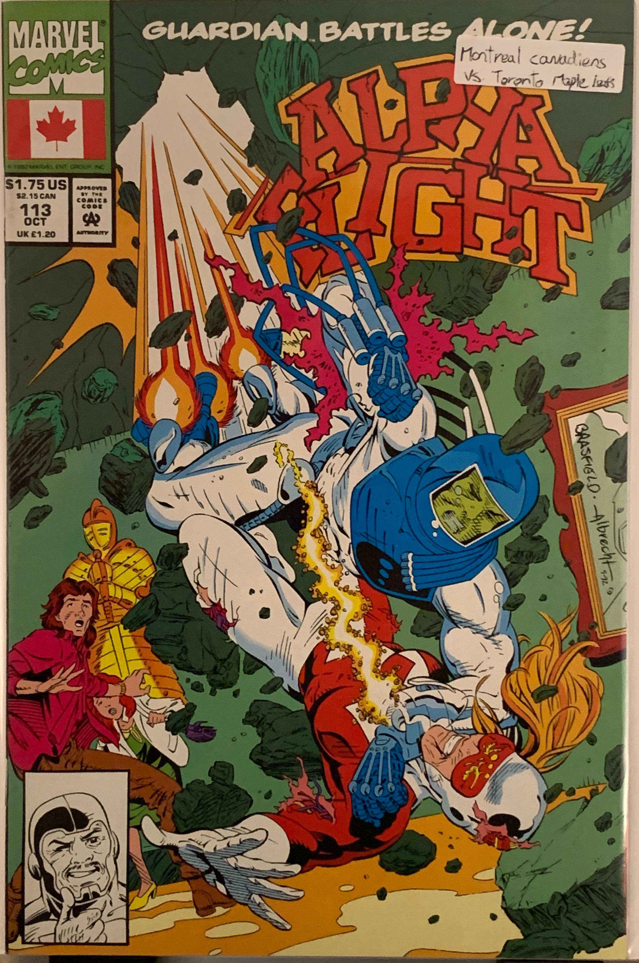 Alpha Flight - Marvel Comics (113 - 10/1992) comic book collectible - Main Image 2