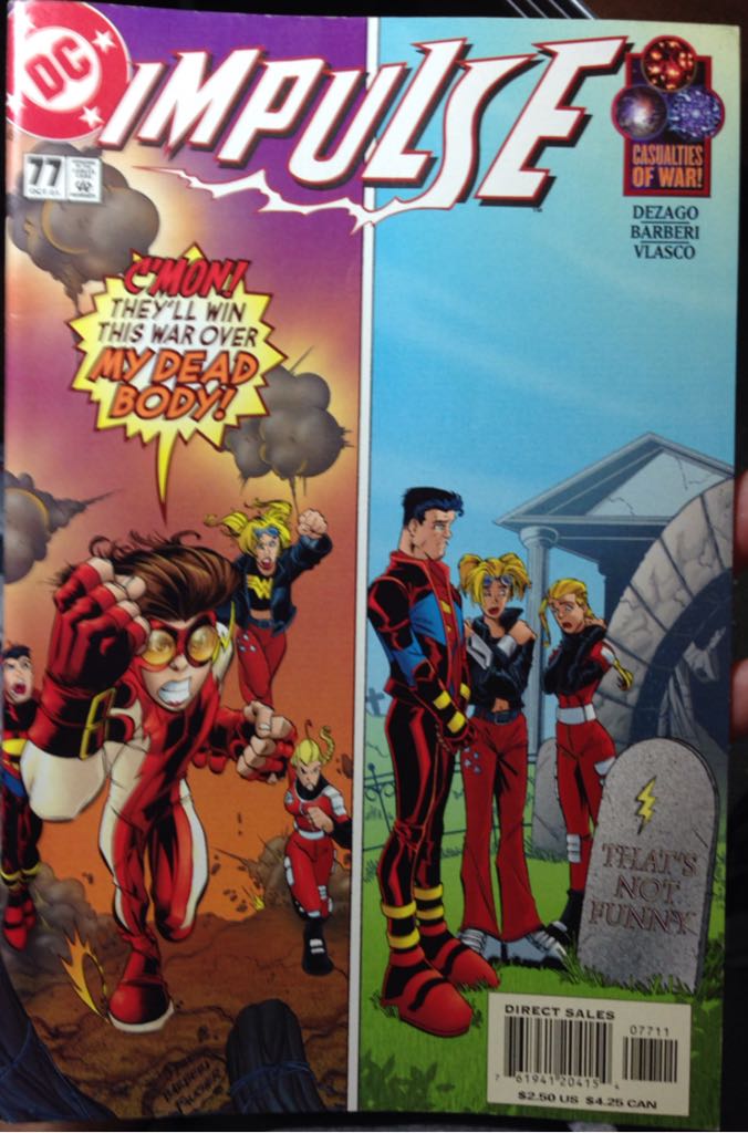 Impulse - DC Comics (77) comic book collectible [Barcode 761941204154] - Main Image 1