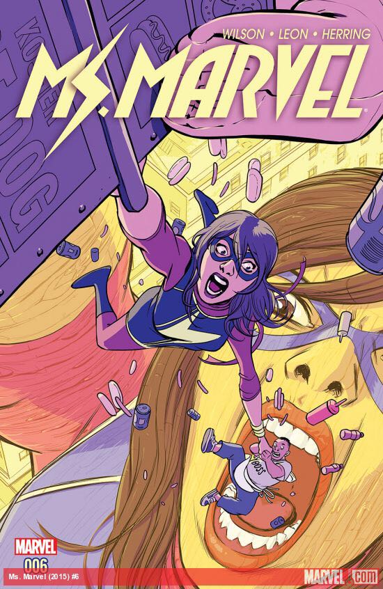 Ms. Marvel - Marvel Worldwide, Inc. (6 - Apr 2016) comic book collectible [Barcode 759606083343] - Main Image 1