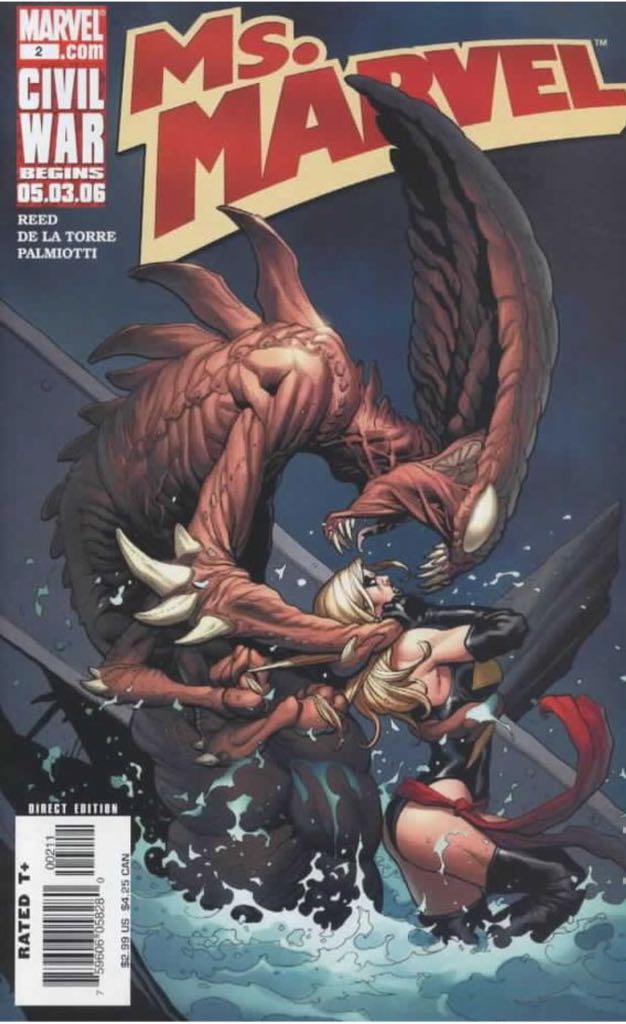 Ms. Marvel - Marvel Comics (2 - Jun 2006) comic book collectible [Barcode 75960605828000211] - Main Image 1