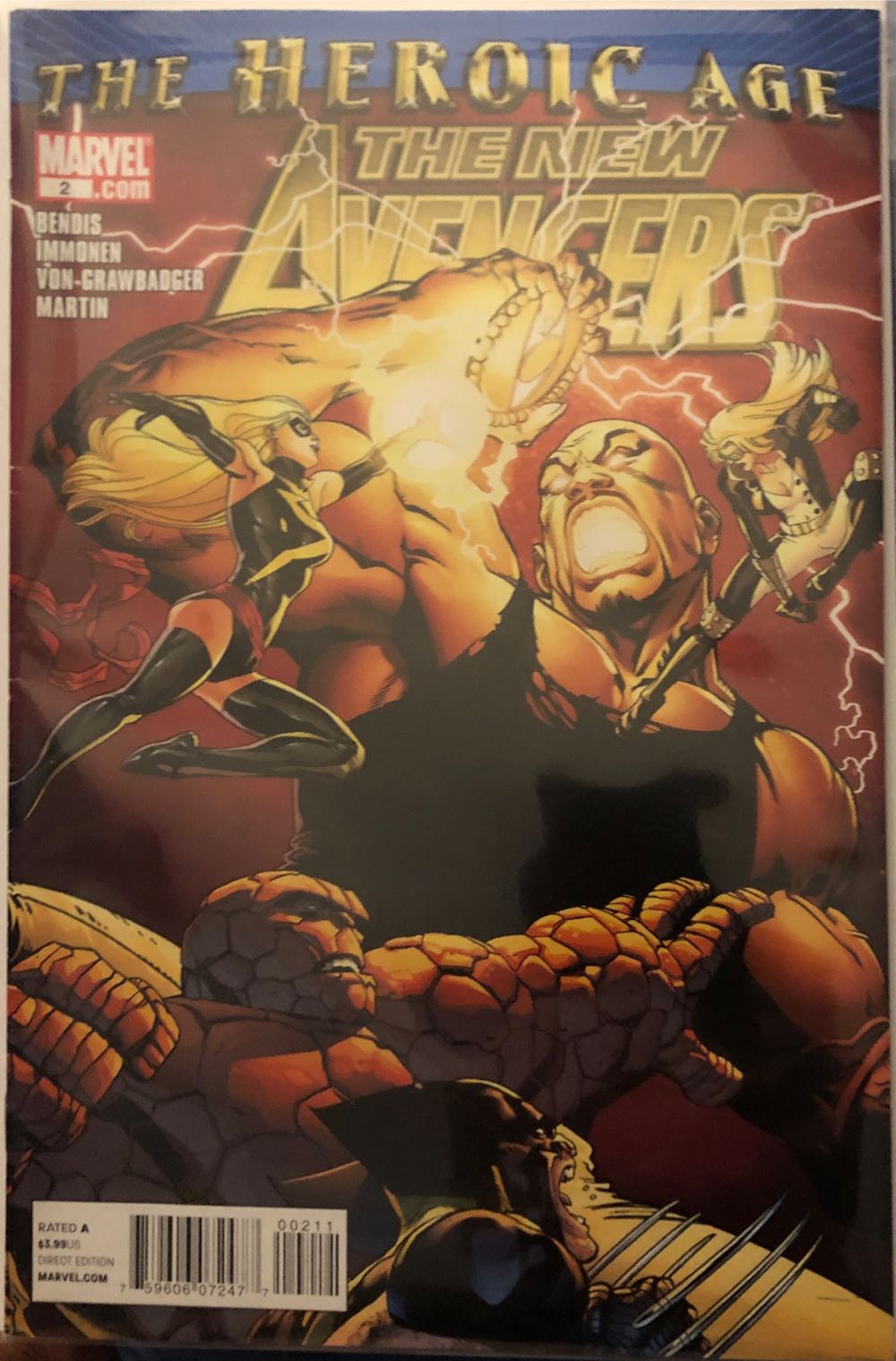 The New Avengers - Marvel Comics (2 - Sep 2005) comic book collectible [Barcode 759606072477] - Main Image 2