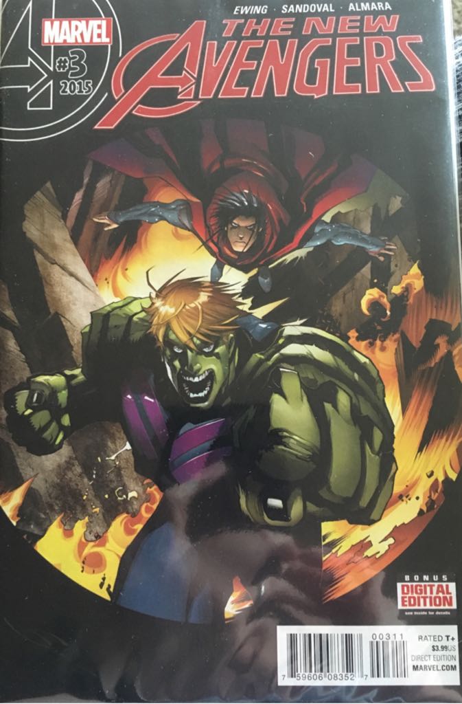 New Avengers Vol 4 - Marvel (3 - 01/2016) comic book collectible [Barcode 75960608352700311] - Main Image 1