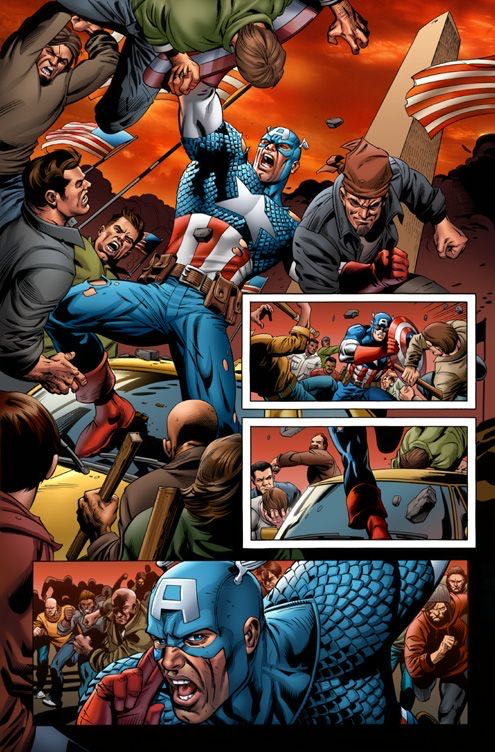 Captain America (Vol. 4) - Marvel Comics (17 - Oct 2003) comic book collectible [Barcode 759606051533] - Main Image 3