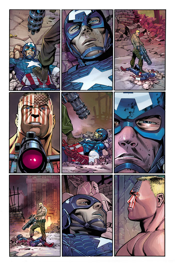 Captain America - Marvel (14 - Feb 1999) comic book collectible [Barcode 759606044559] - Main Image 2
