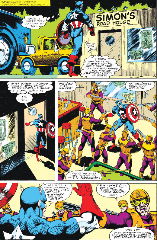 Captain America - Marvel (14 - Feb 1999) comic book collectible [Barcode 759606044559] - Main Image 3