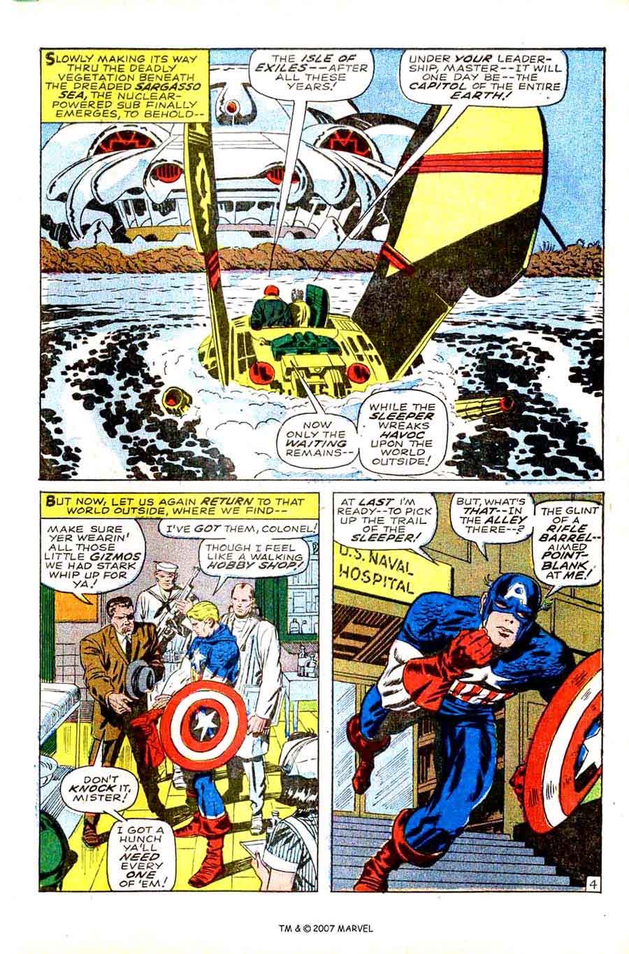 Captain America - Marvel Comics (102 - Jun 1968) comic book collectible [Barcode 85224178639] - Main Image 3