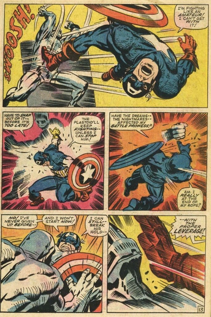 Captain America - Marvel (107 - Nov 1968) comic book collectible [Barcode 80000008888800000] - Main Image 3