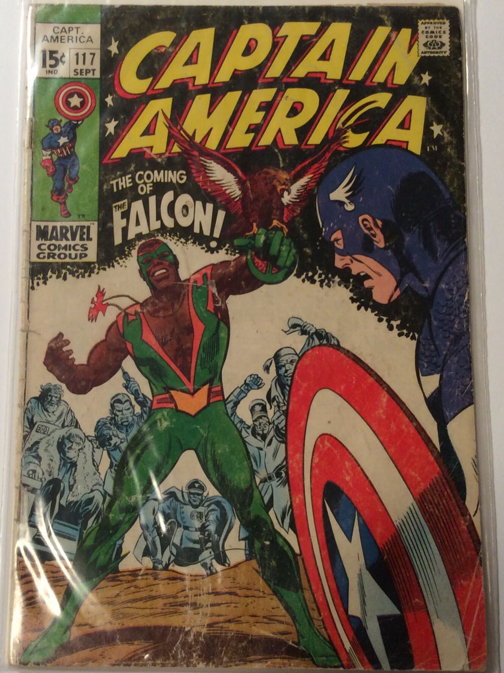Captain America - Marvel Comics (117 - Sep 1969) comic book collectible [Barcode 8220558828807489686] - Main Image 2