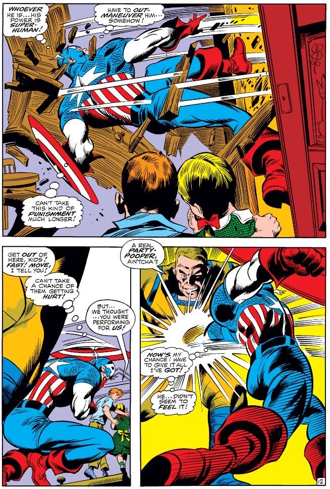 Captain America - Marvel (121 - Jan 1970) comic book collectible [Barcode 7777747448956] - Main Image 3