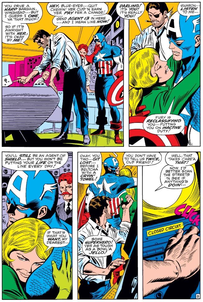 Captain America - Marvel Comics Group (124 - Apr 1970) comic book collectible [Barcode 9999966663366] - Main Image 2