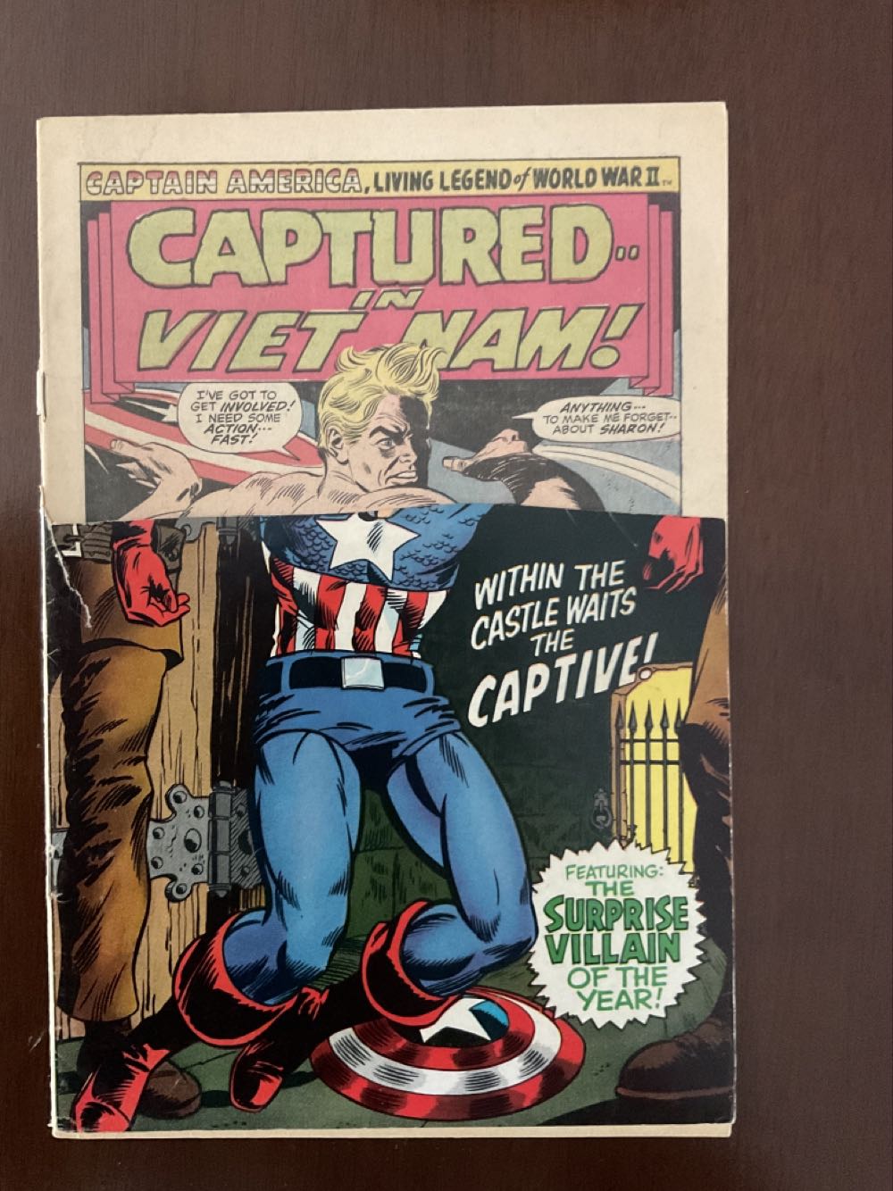 Captain America - Marvel (125 - May 1970) comic book collectible [Barcode 8528555000000000000088888111] - Main Image 2