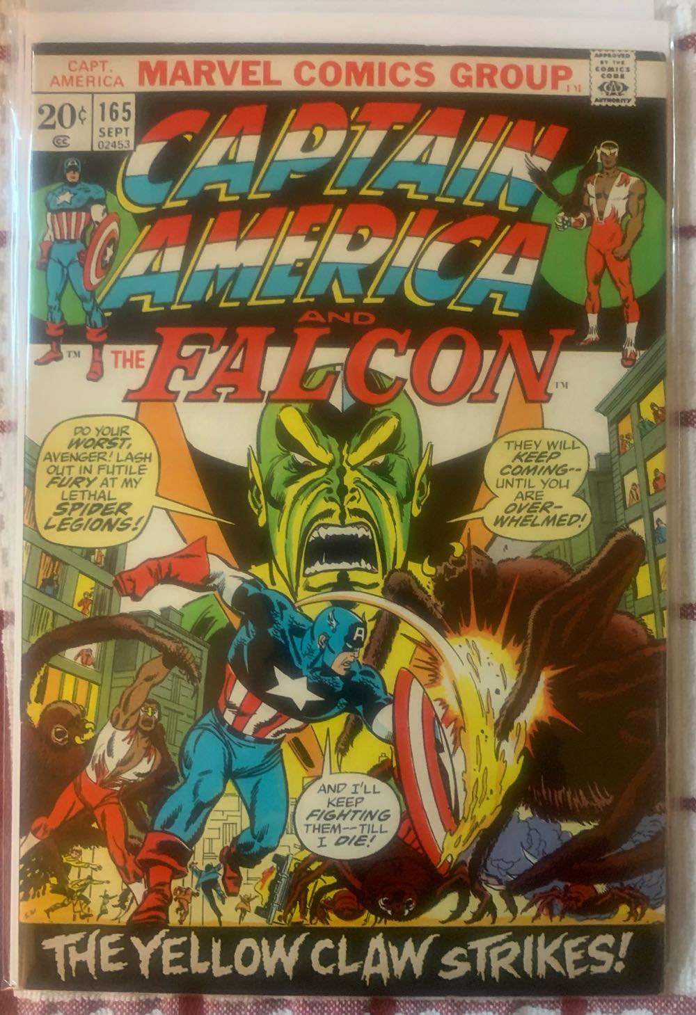 Captain America - Marvel Comics Group (165 - Sep 1973) comic book collectible [Barcode 5248] - Main Image 2