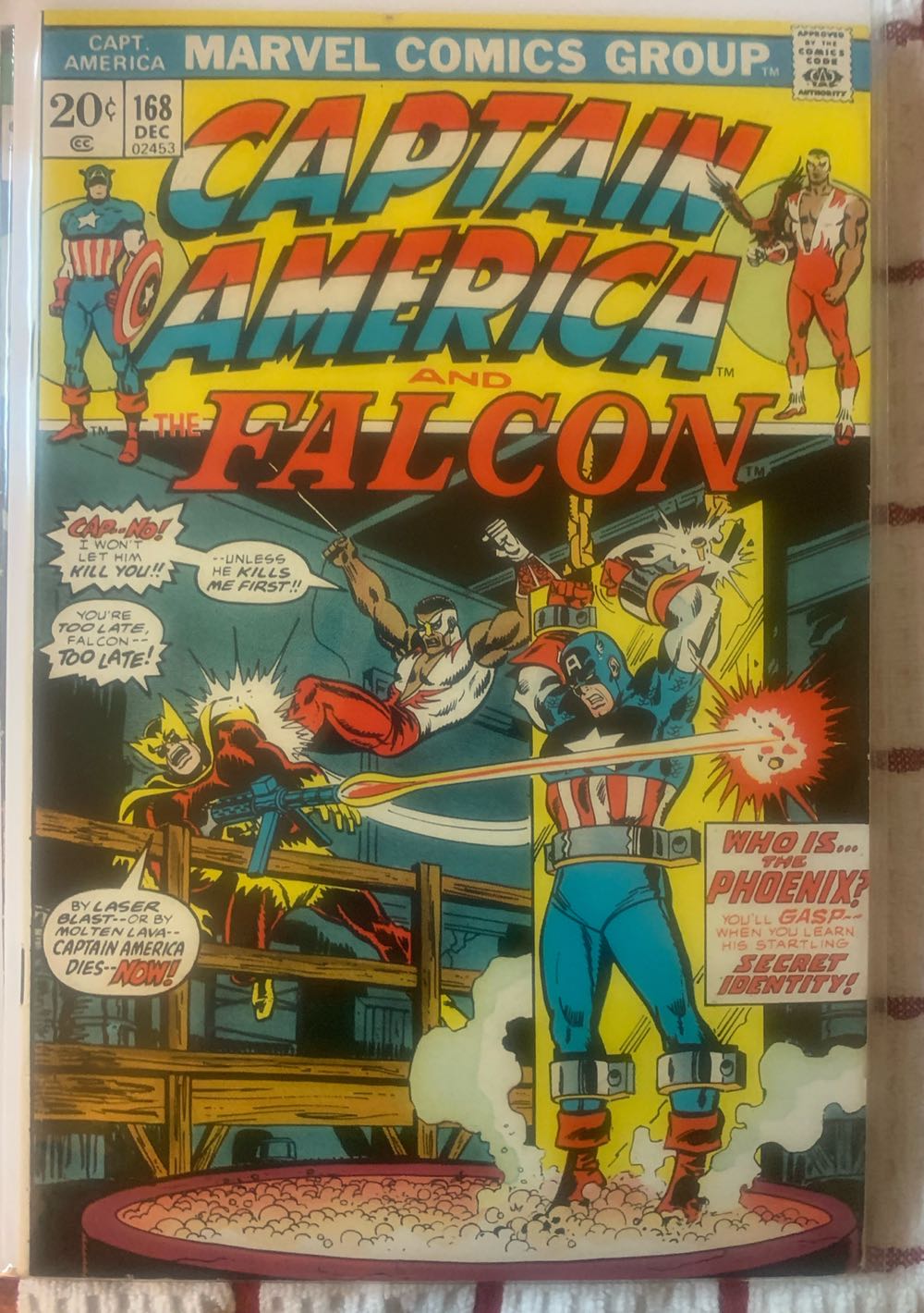 Captain America - Marvel Comics Group (168 - Dec 1973) comic book collectible [Barcode 852665] - Main Image 2