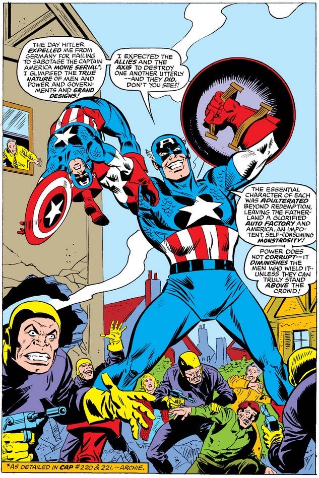 Captain America - Marvel (219 - Mar 1977) comic book collectible [Barcode 415556] - Main Image 3