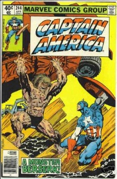 Captain America - Marvel Comics Group (244 - Apr 1994) comic book collectible [Barcode 254488] - Main Image 1
