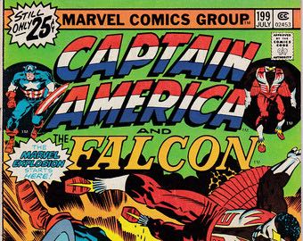 Captain America - Marvel Comics Group (199 - Jul 1976) comic book collectible [Barcode 28566] - Main Image 2