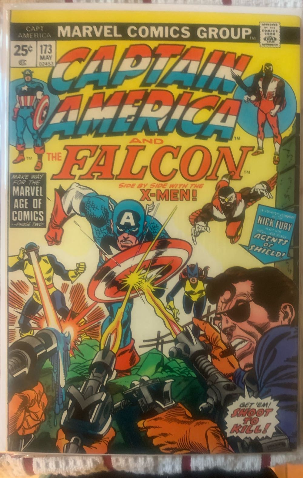 Captain America - Marvel Comics Group (173 - May 1974) comic book collectible [Barcode 87415556] - Main Image 2