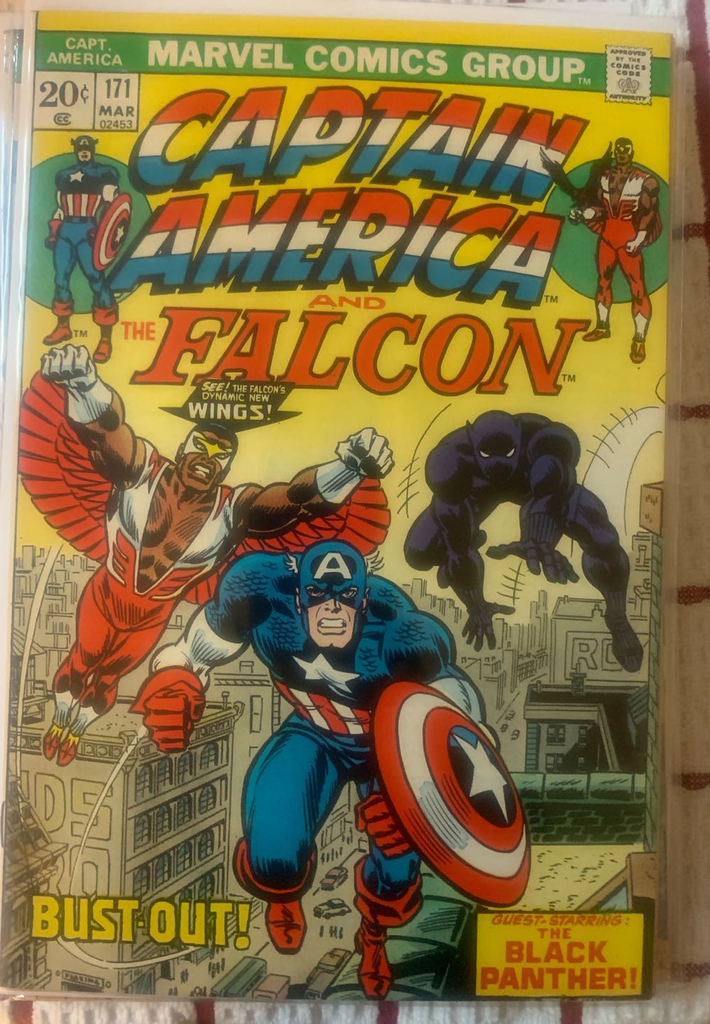 Captain America - Marvel Comics Group (171 - Mar 1973) comic book collectible [Barcode 28844566] - Main Image 2