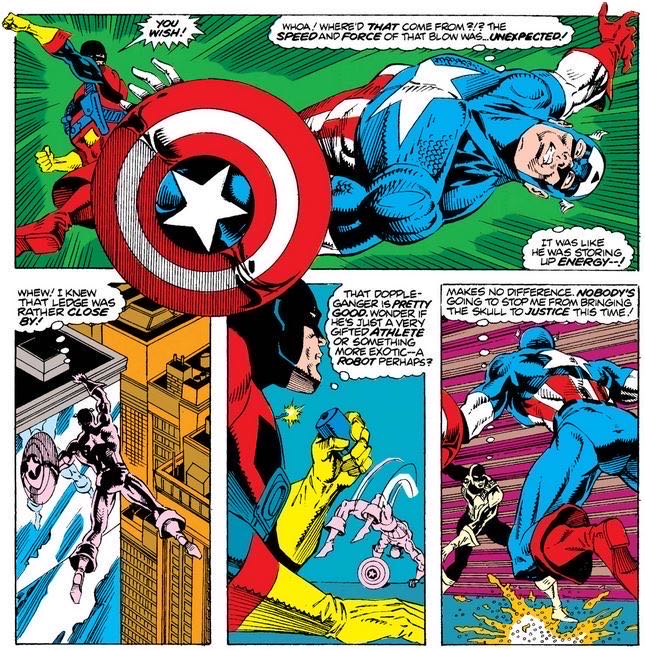 Captain America: War and Remembrance - Marvel (454 - Aug 1990) comic book collectible [Barcode 7148602453] - Main Image 4