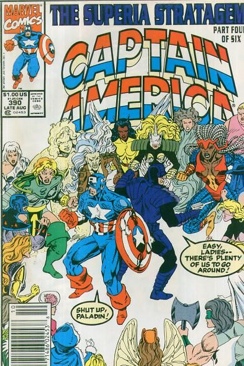 Captain America - Marvel (390 - Aug 1991) comic book collectible [Barcode 708705121081] - Main Image 1