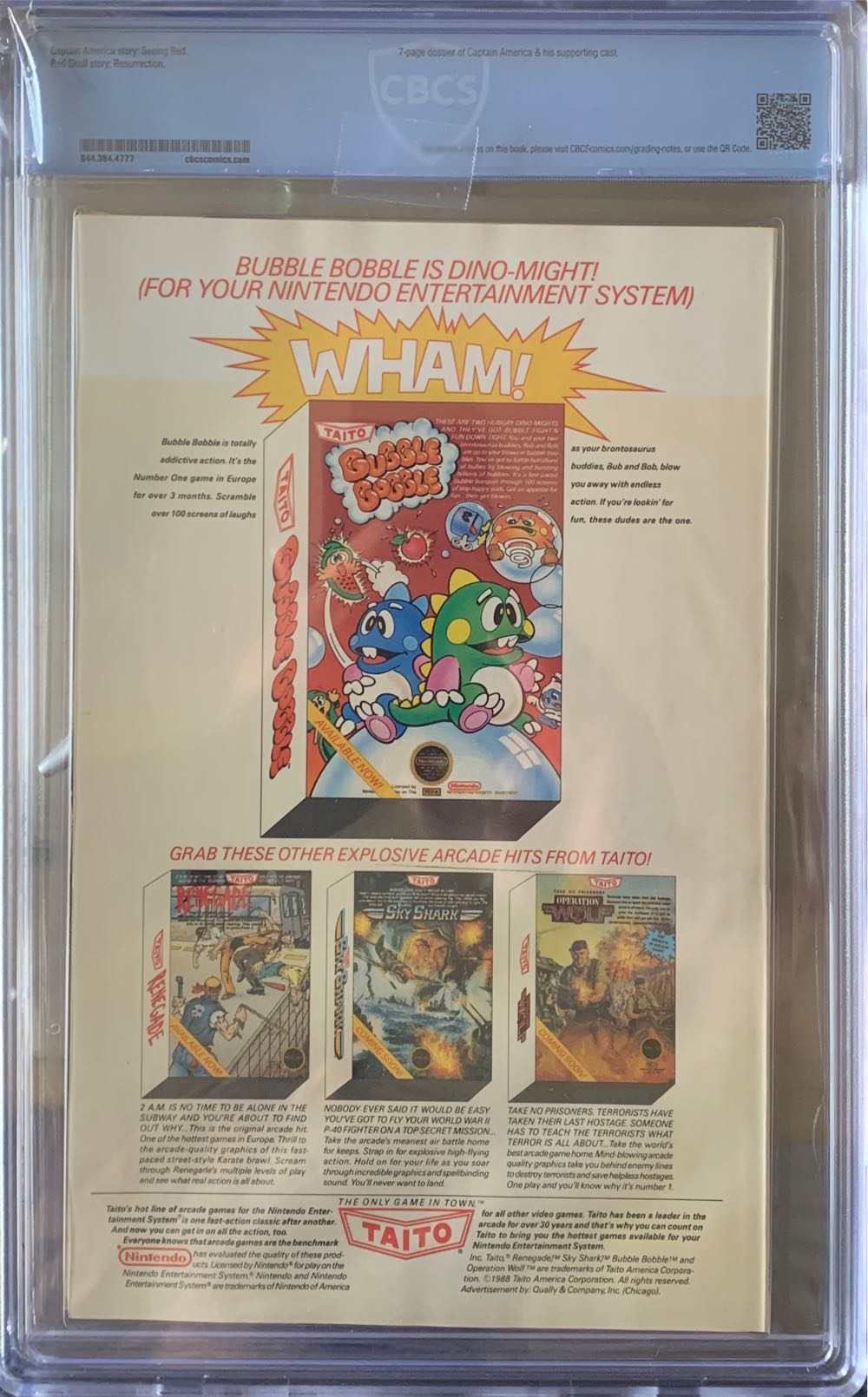 Captain America - Marvel (350 - Feb 1989) comic book collectible [Barcode 071486024538] - Main Image 2