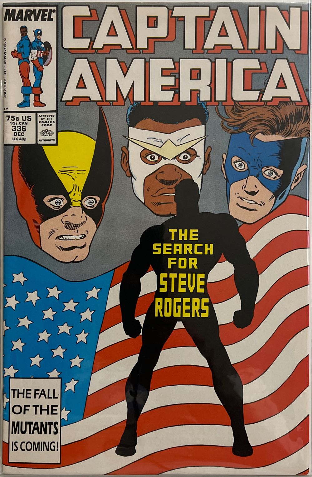 Captain America - Marvel (336 - Dec 1987) comic book collectible [Barcode 759606056521] - Main Image 2