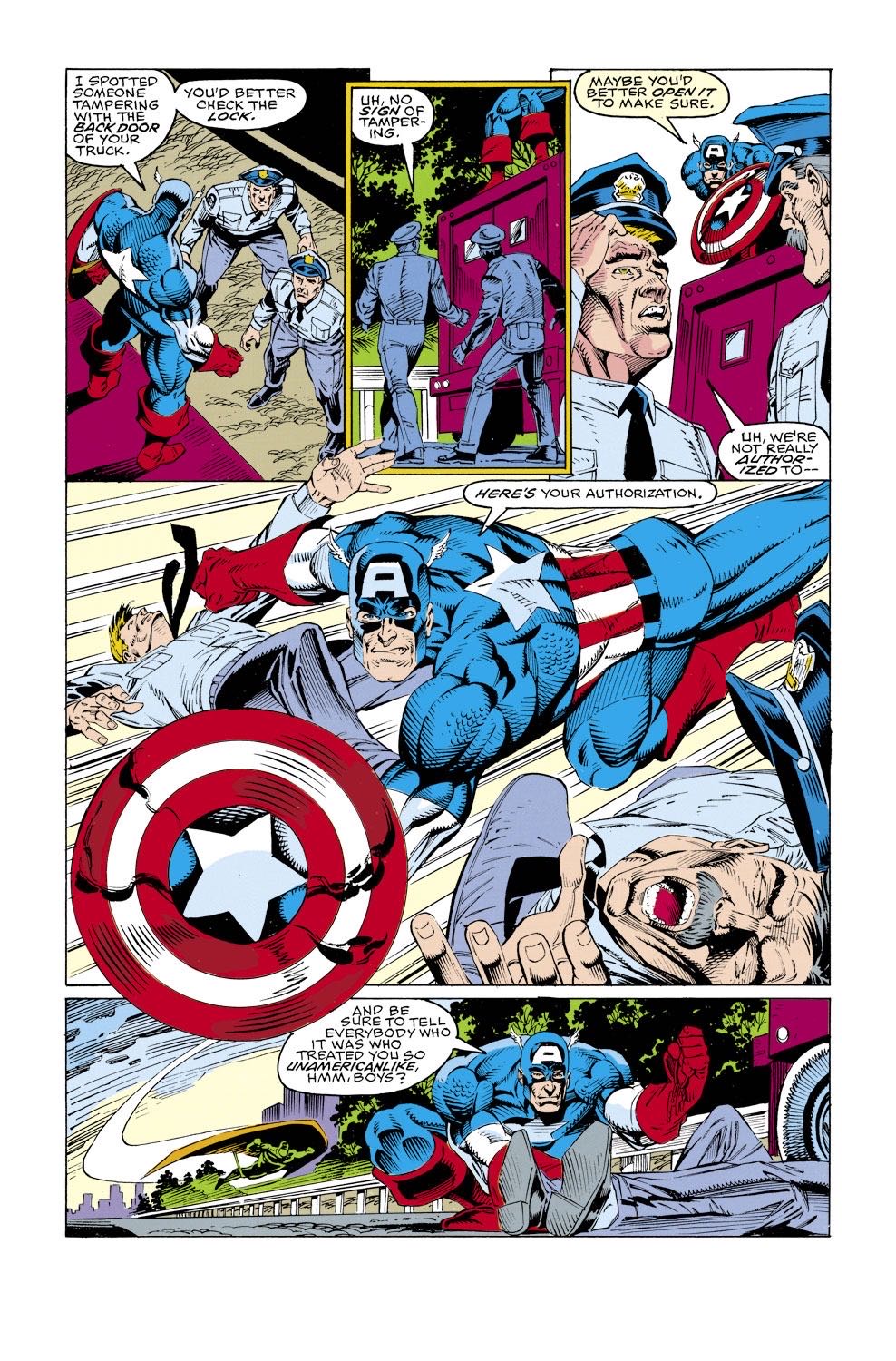 Captain America - A Marvel Magazine (426 - 04/1994) comic book collectible [Barcode 759606024537] - Main Image 3
