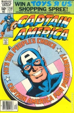 Captain America - Marvel Comics Group (250 - Oct 1980) comic book collectible [Barcode 708705121081] - Main Image 1