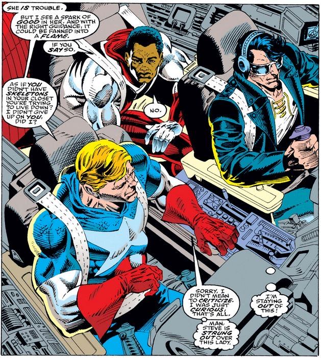 Captain America - Marvel Comics (418 - Aug 1993) comic book collectible [Barcode 759606024537] - Main Image 3