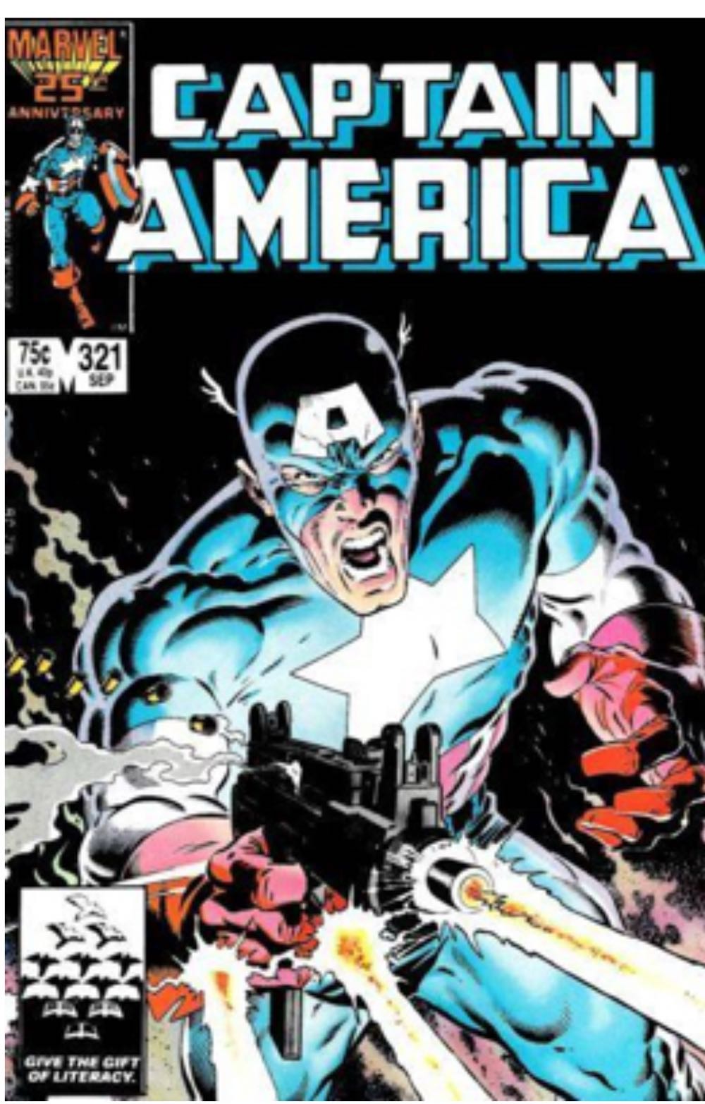 Captain America - Marvel (321 - Sep 1986) comic book collectible [Barcode 759606056521] - Main Image 2