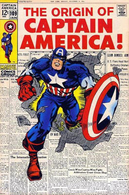 Captain America - Marvel Comics (109 - Jan 1969) comic book collectible [Barcode 759606056521] - Main Image 1