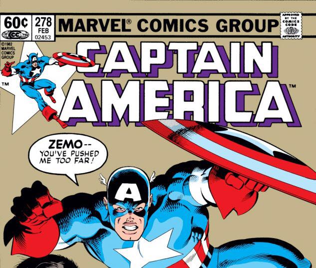 Captain America - Marvel (278 - 02/1983) comic book collectible [Barcode 759606056521] - Main Image 2