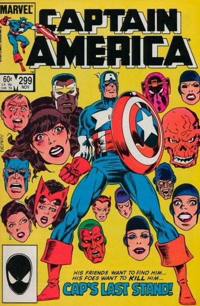Captain America - Marvel Comic Group (299 - Nov 1984) comic book collectible [Barcode 759606056521] - Main Image 1