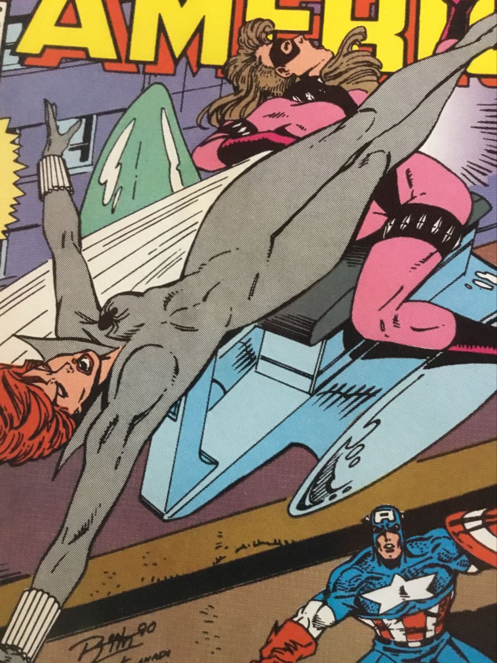 Captain America - Marvel (373 - Jul 1990) comic book collectible - Main Image 2