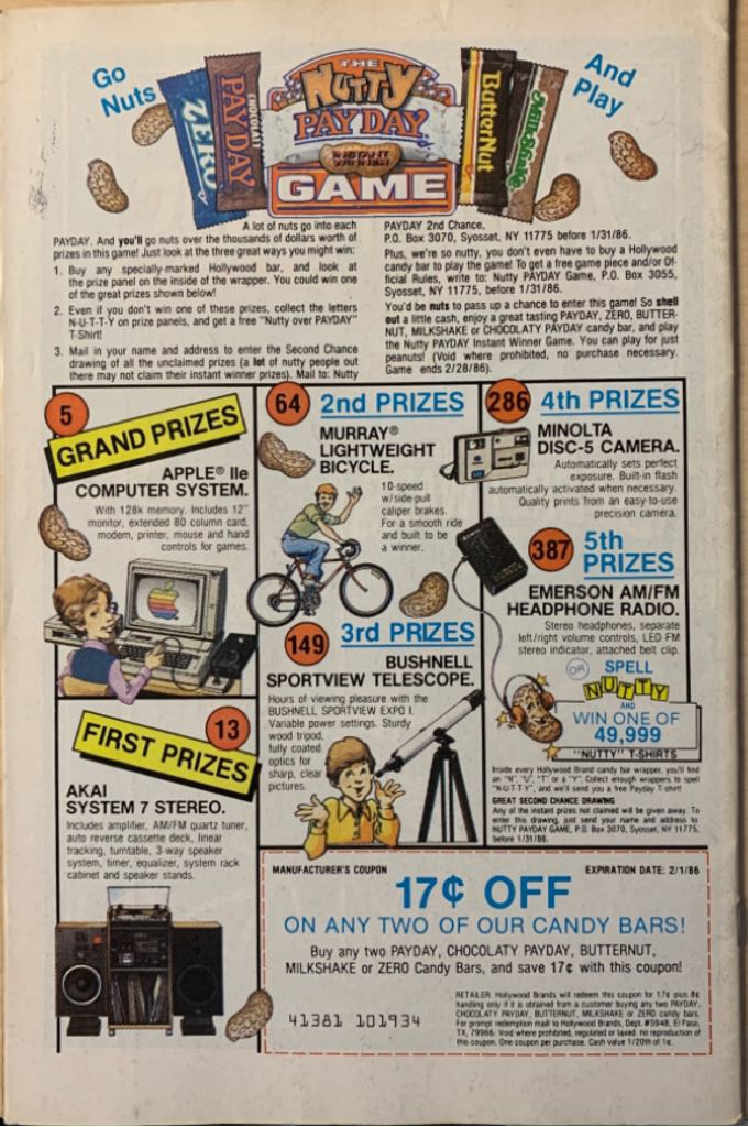 Captain America - Marvel (308 - Aug 1985) comic book collectible [Barcode 759606056521] - Main Image 2