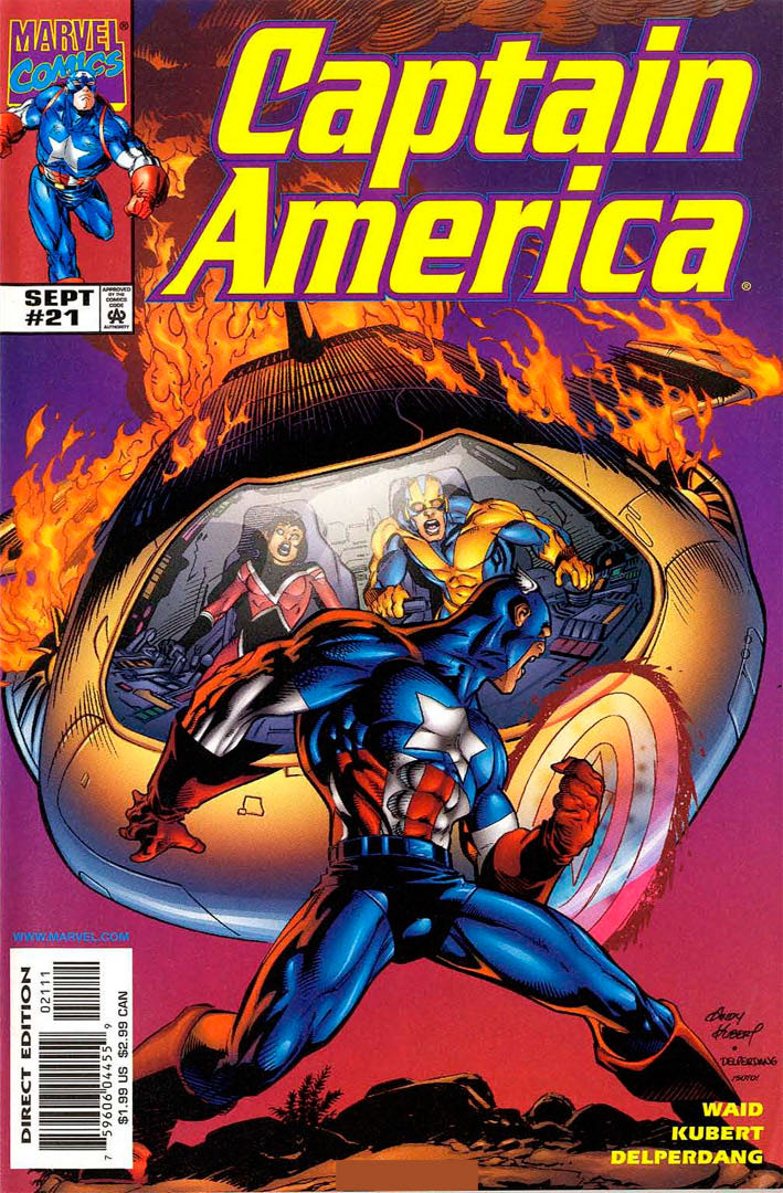 Captain America - Marvel Comics (21 - Feb 2004) comic book collectible [Barcode 759606051533] - Main Image 2